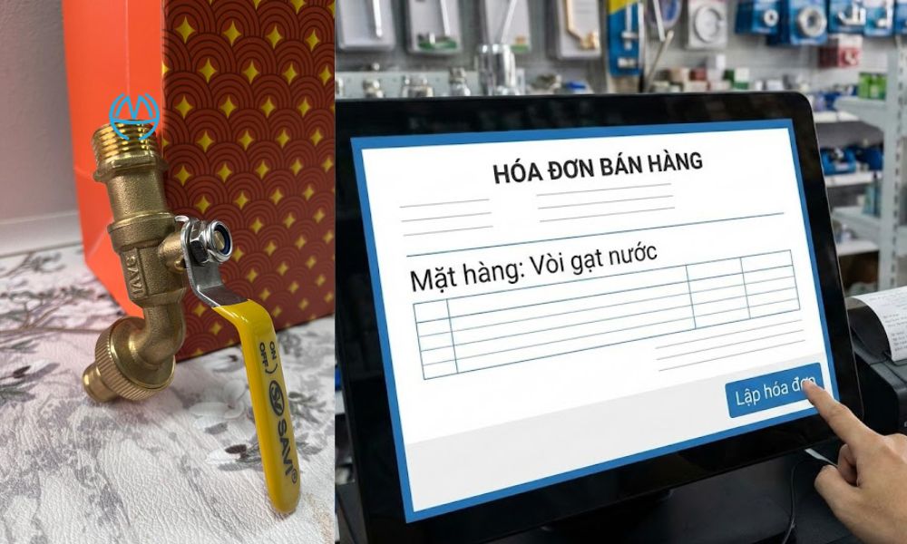mua vòi gạt nước có cần xuất hóa đơn không