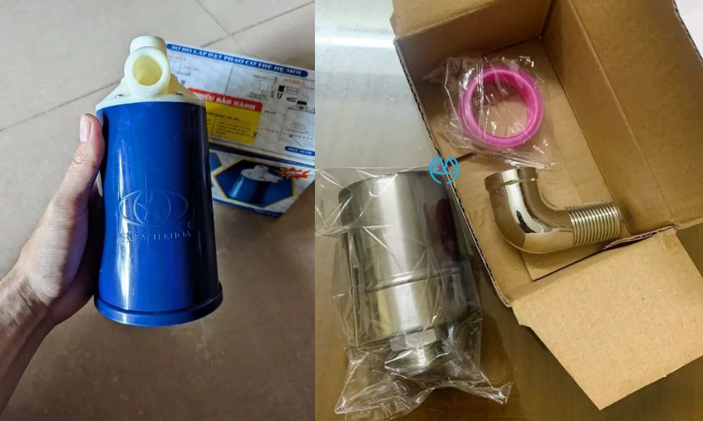 phân loại theo vật liệu thân van phao cơ thông minh phi 27