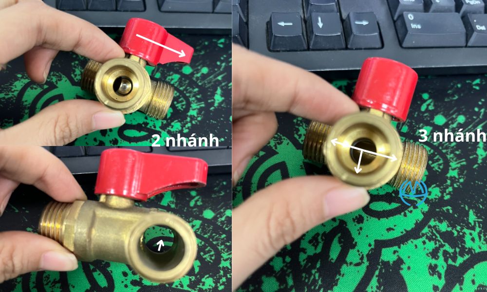 sự khác biệt của van bi 3 ngã của minh hòa