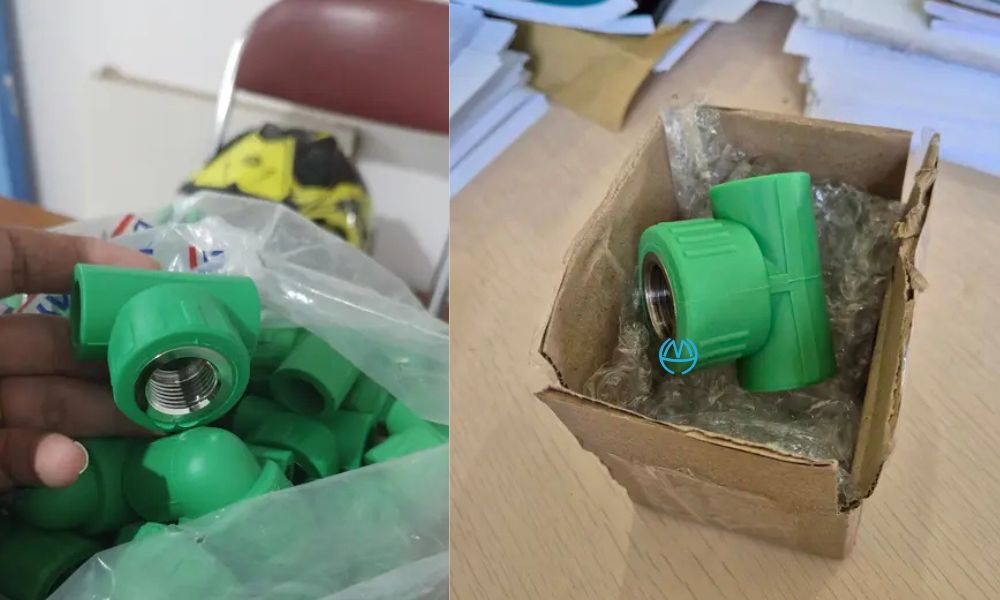 tê ren trong ppr minh hòa nối với vòi ren ngoài