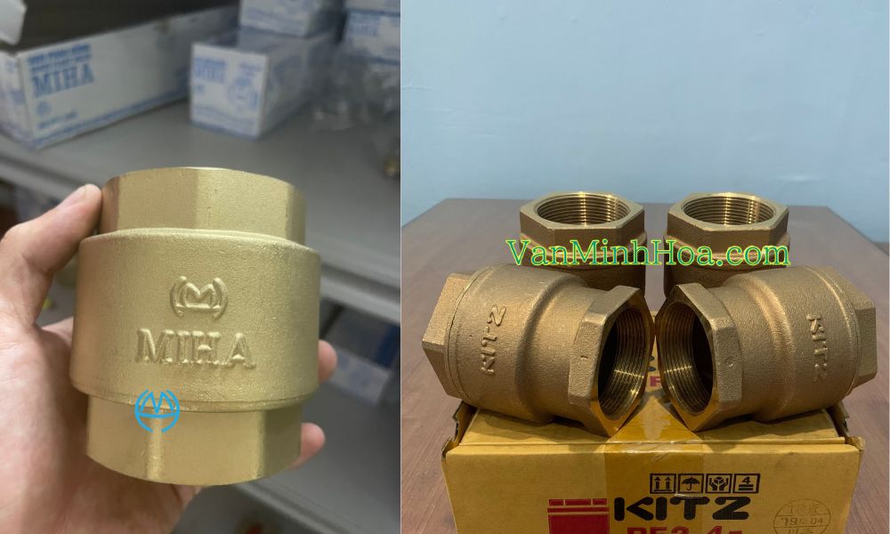 tổng hợp nhãn hiệu sản xuất van 1 chiều đồng 34 theo từng loại