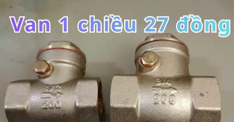 van 1 chiều 27 đồng