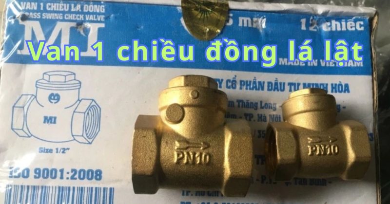 van 1 chiều đồng lá lật