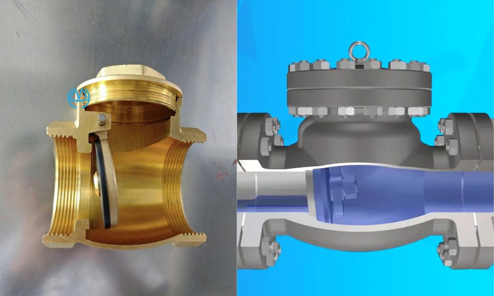 van 1 chiều đồng lá lật phản ứng thế nào với dòng chảy