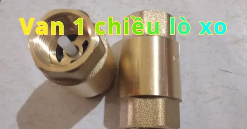 van 1 chiều lò xo