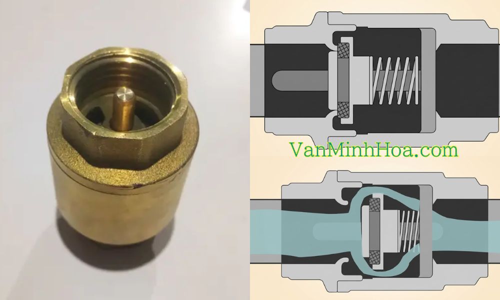 van 1 chiều lò xo là gì