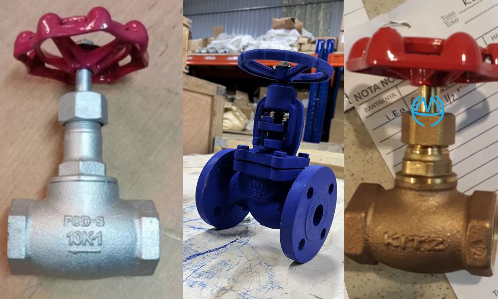 van cầu dn25 theo vật liệu