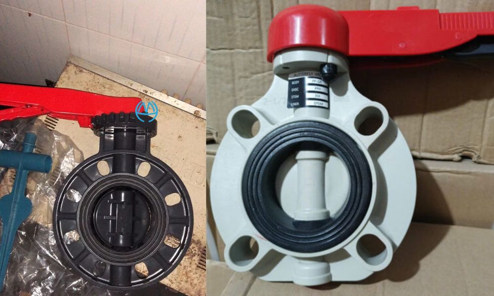 van khóa nước bướm nhựa