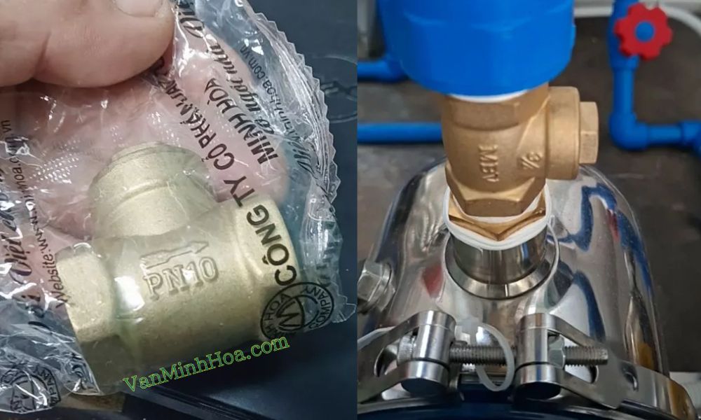 van nước 1 chiều bằng đồng là gì