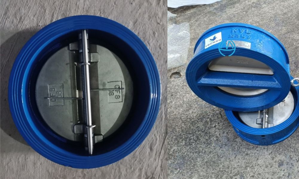 van nước 1 chiều cánh bướm