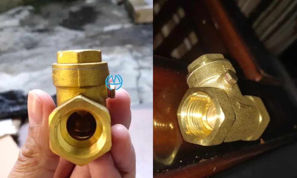 van nước 1 chiều lá lật