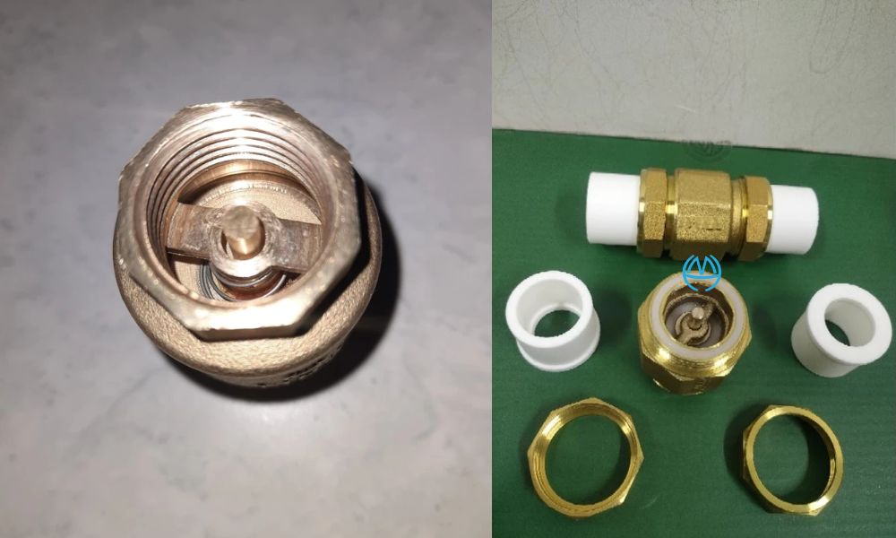 van nước 1 chiều phi 21 trong hệ ống nhựa