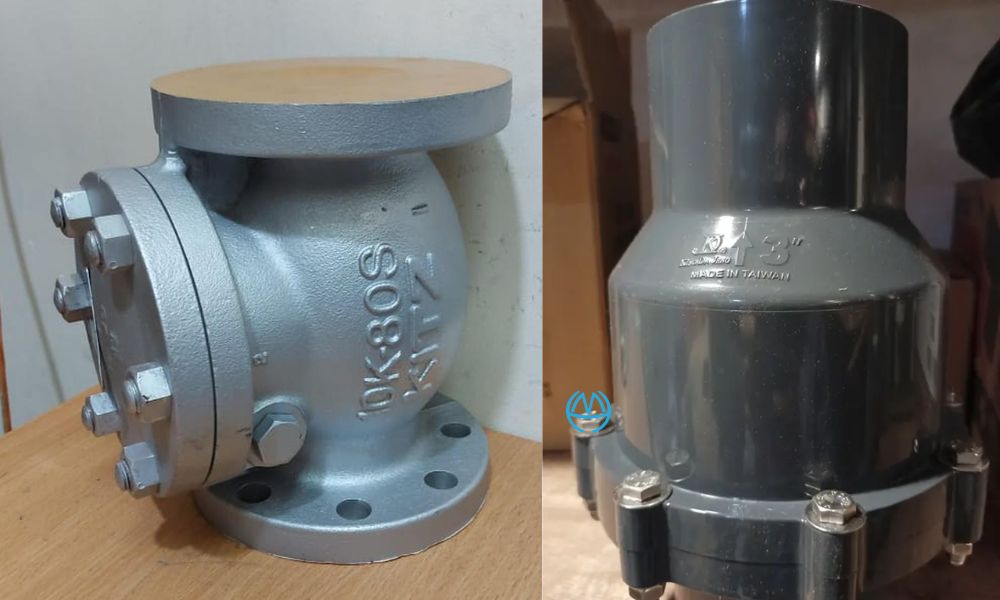 van nước 1 chiều phi 90 thuộc nhóm kích thước lớn