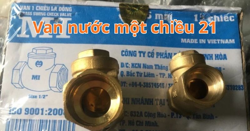 van nước một chiều 21