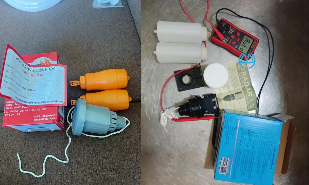 van phao điện tự ngắt nước