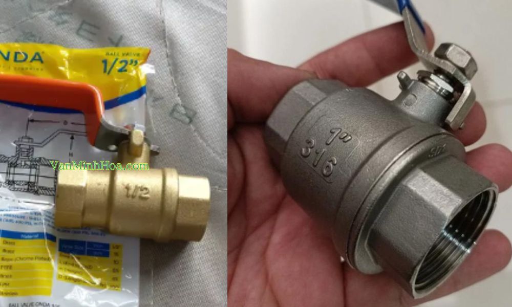 vật liệu ảnh hưởng đến van bi 2 mảnh như nào