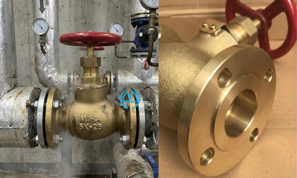 vì sao hệ thống hơi thường dùng van cầu mặt bích