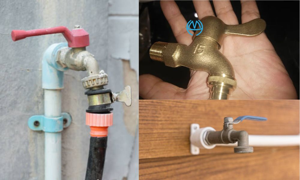 vòi gạt nước sẽ được lắp ở vị trí nào