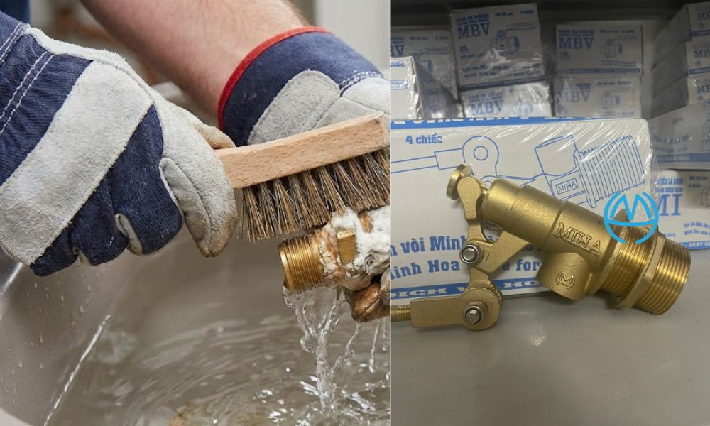 xử lý phao cơ không ngắt nước tại chỗ