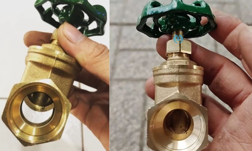 cận cảnh lòng van cửa miha dn32