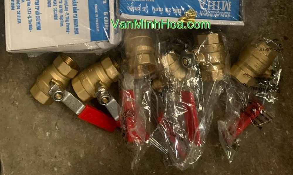 địa chỉ mua van bi miha tay inox dn15