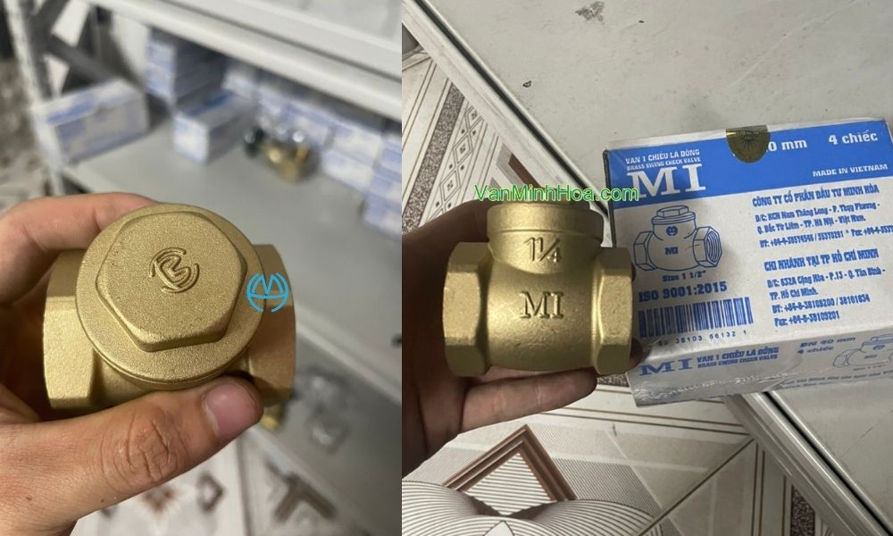 nhận diện van 1 chiều lá mi dn32