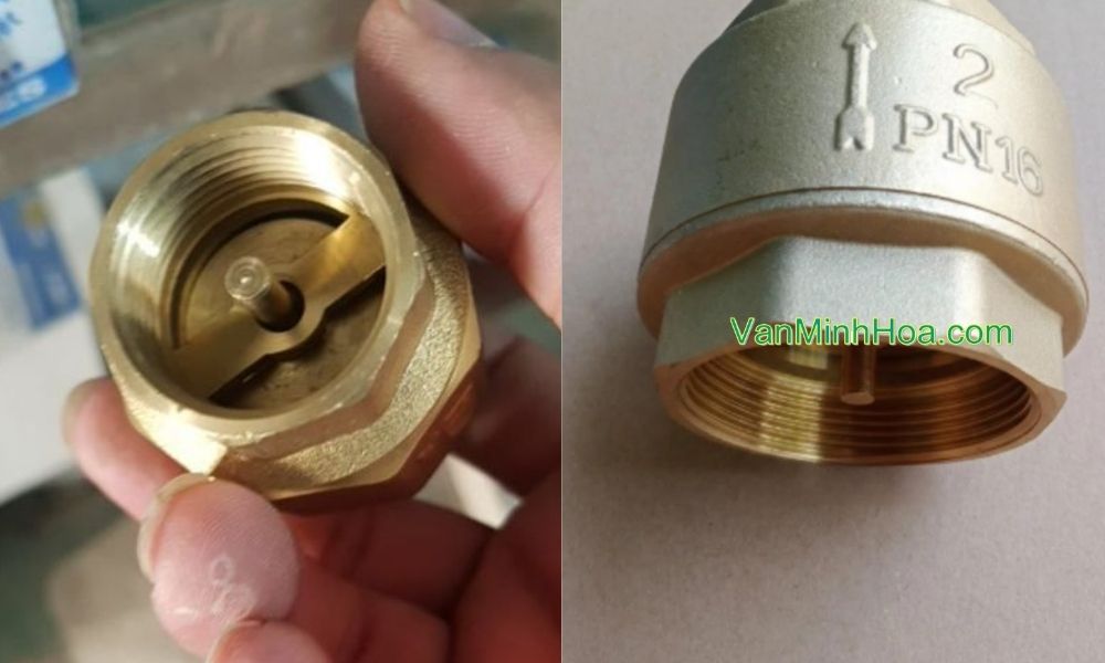 nhận diện van 1 chiều lò xo miha dn50