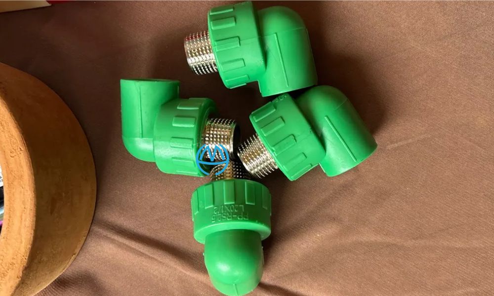 nối cút nhựa ppr ren ngoài minh hòa với van cửa