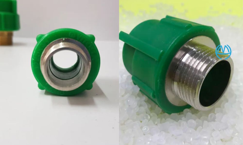 nối thẳng ppr ren ngoài minh hòa với van bi