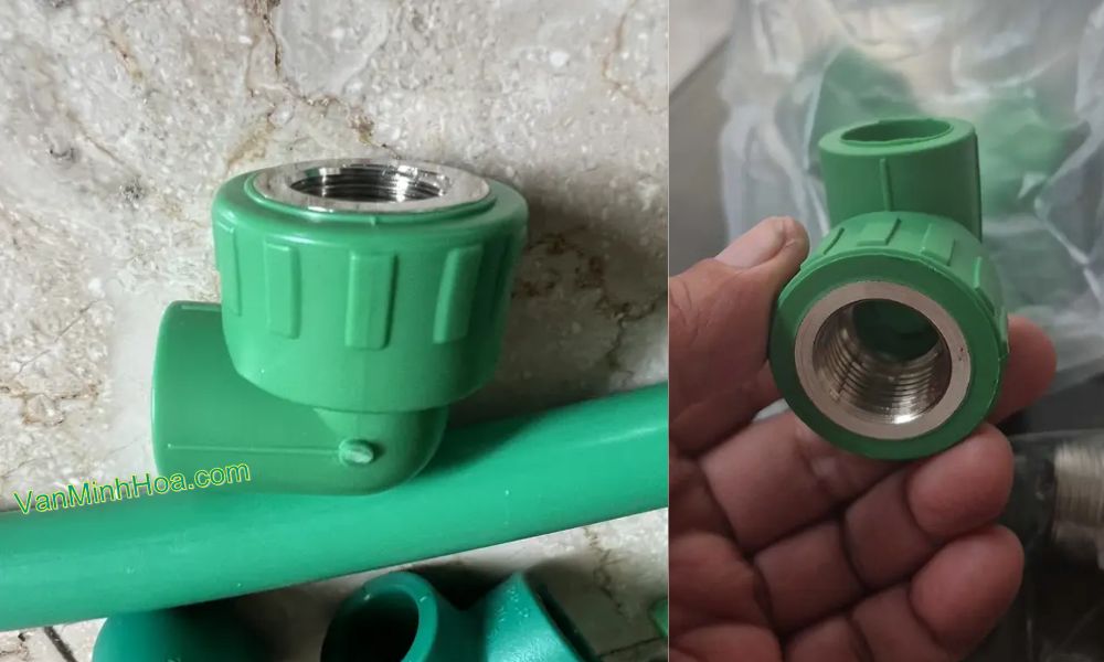 nối van với cút nhựa ppr ren trong minh hòa 3/4