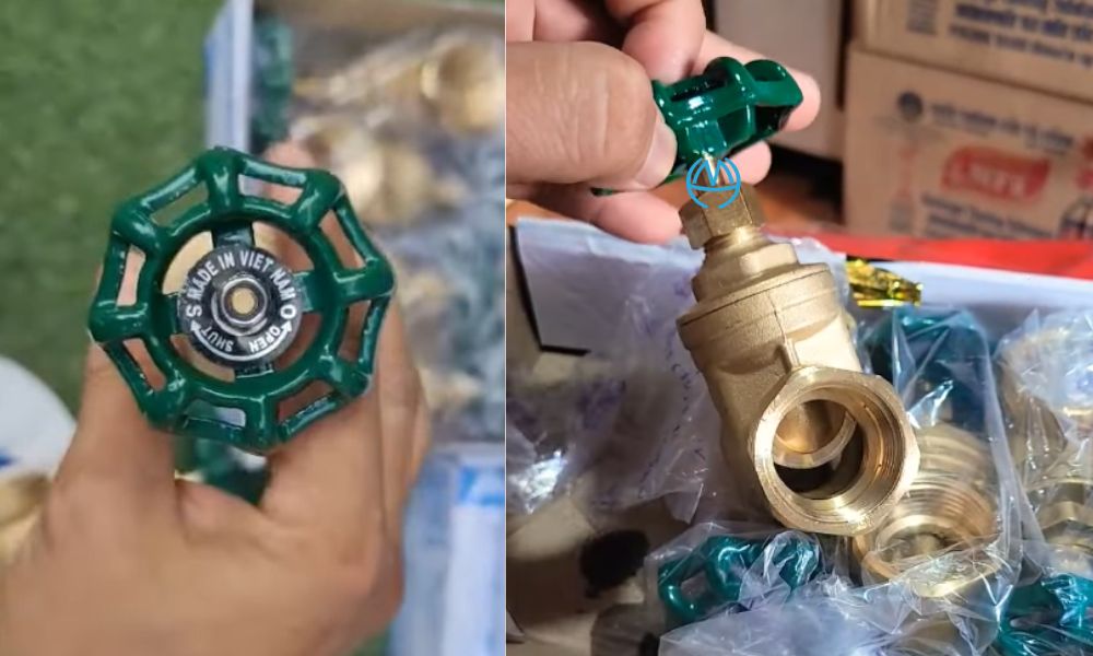 tay vặn của van cửa đồng miha dn25