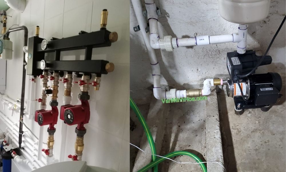 vị trí lắp đặt van 1 chiều lò xo miha dn32