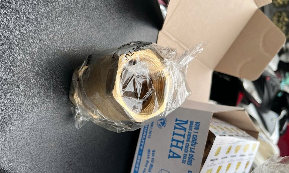 bao bì đóng gói của van 1 chiều lá miha dn65