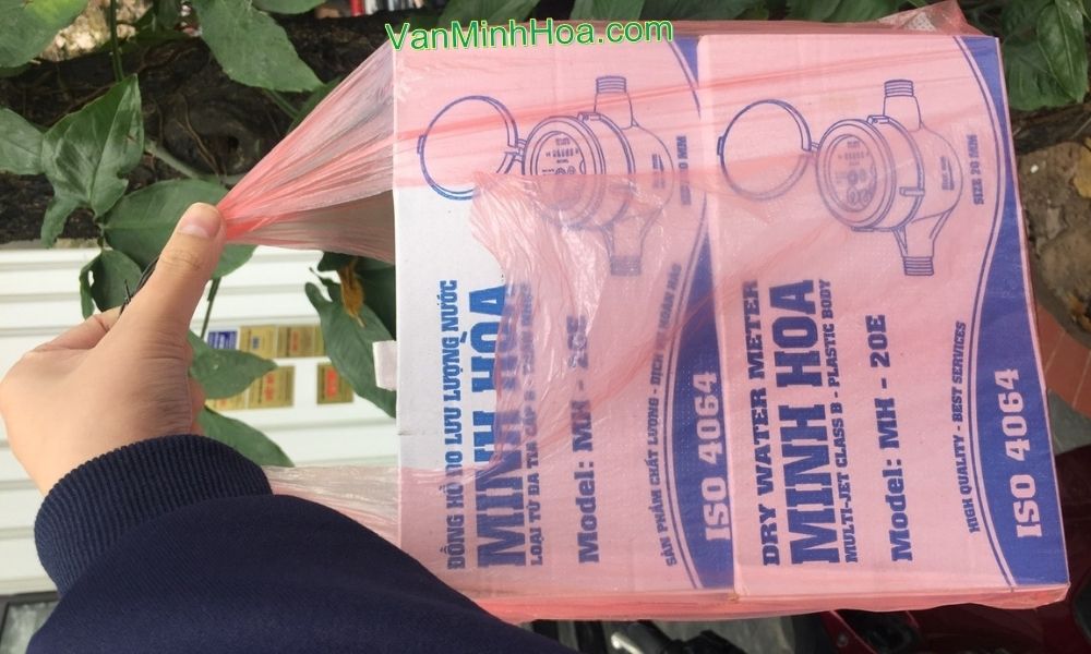 bao bì đóng hộp của đồng hồ nước mh dn20