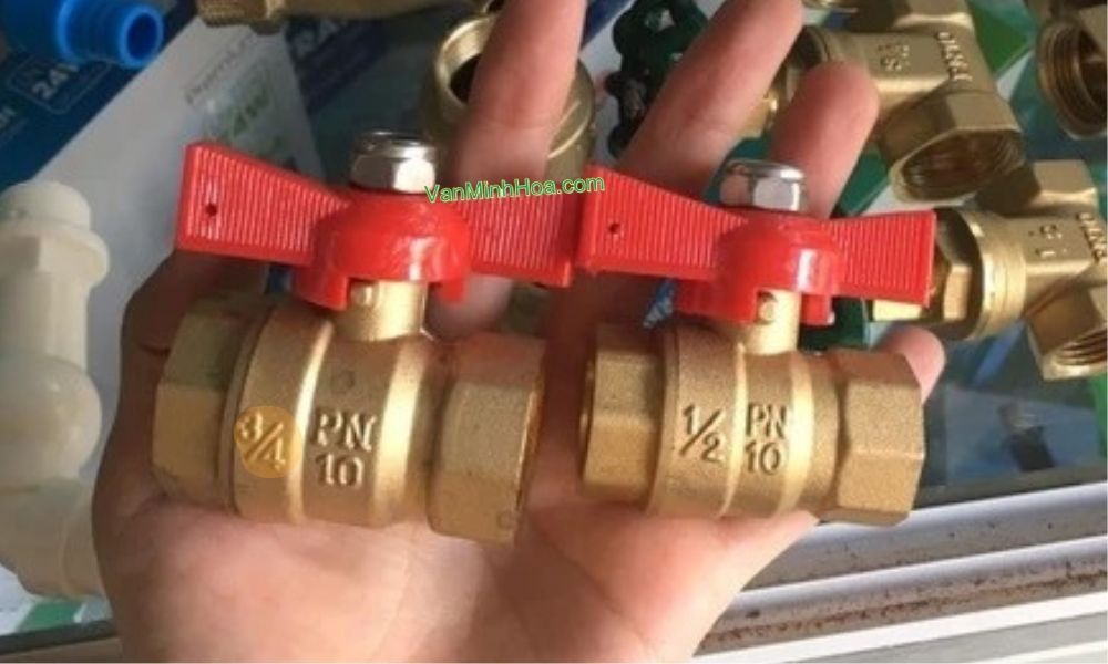 cận cảnh thân van bi mbv tay bướm dn20