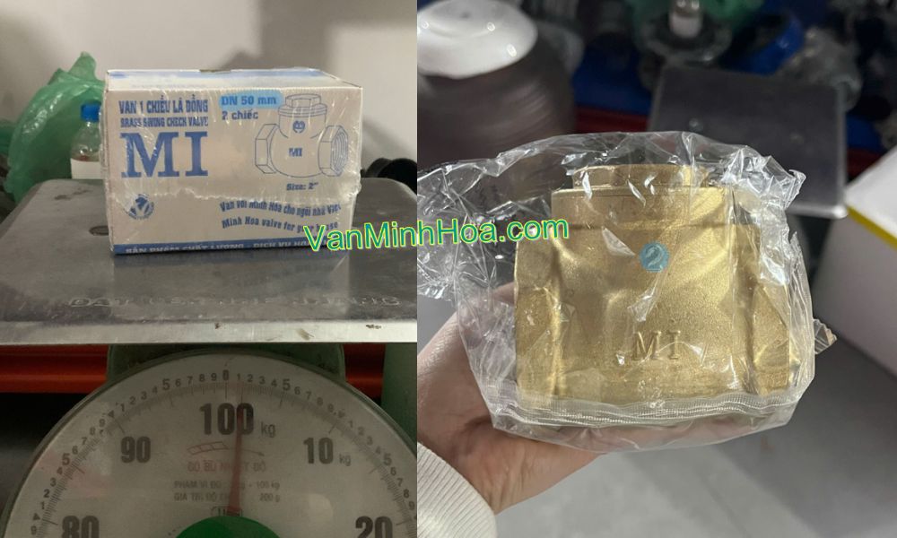 cận nặng của bao bì đóng gói van 1 chiều lá mi dn50