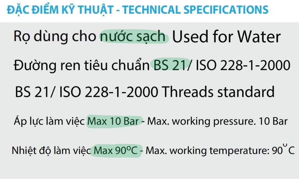 đặc điểm của rọ mbv dn32