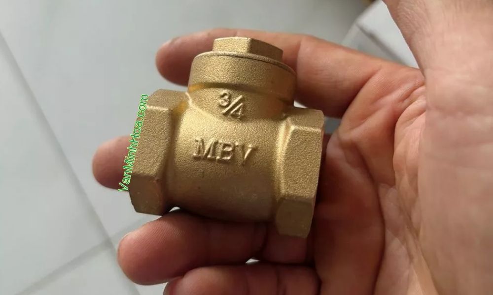 nhận diện van 1 chiều lá mbv dn20 chính hãng
