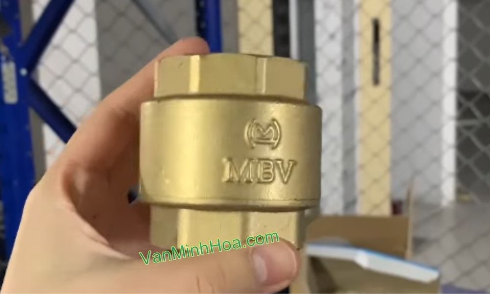 nhận diện van 1 chiều lò xo mbv dn25 chính hãng