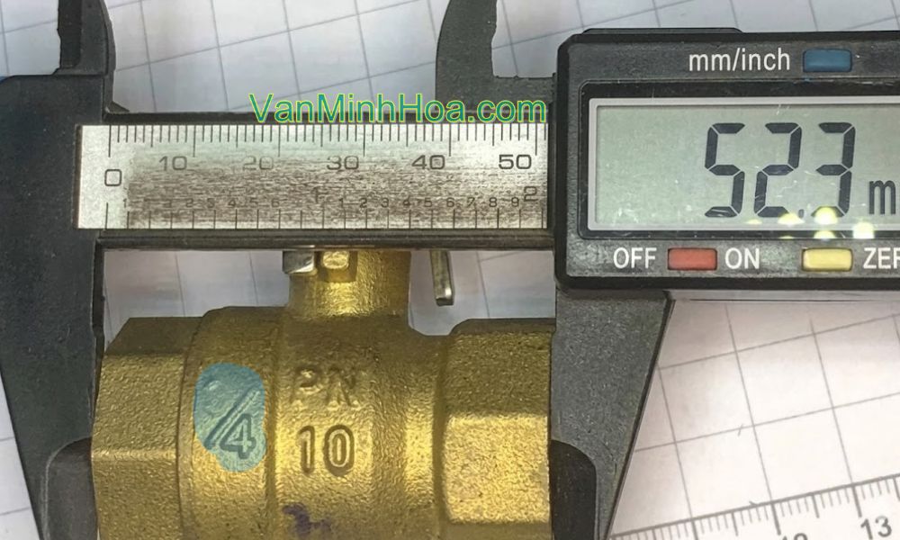 nhận diện van bi mbv tay gạt dn20 chính hãng