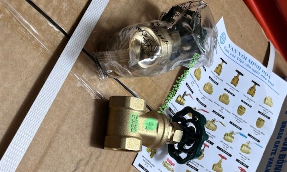 nhận diện van cửa miha xk dn20 chính hãng