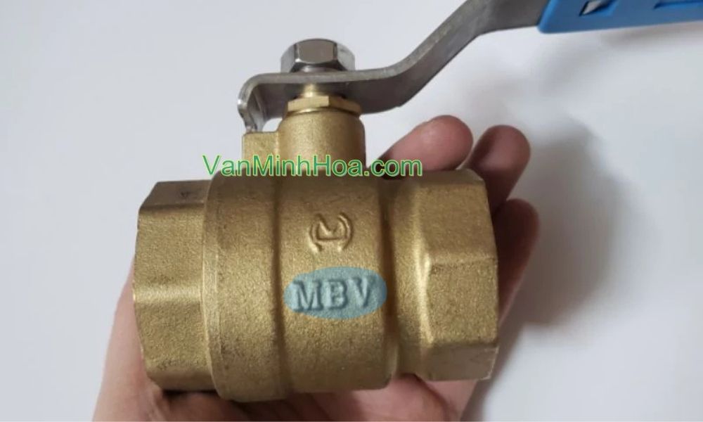 nhãn hiệu của van bi mbv tay gạt dn25