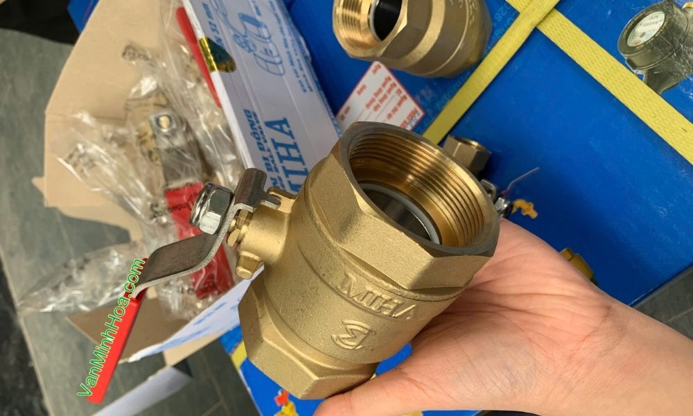 ren kết nối của van bi miha tay inox dn65