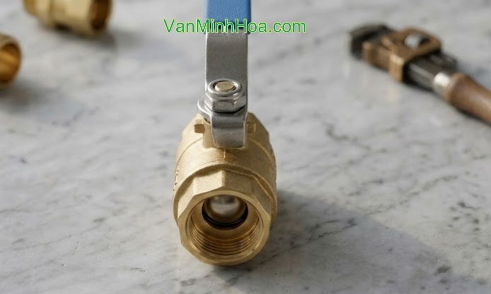 tay gạt của van bi mh dn15