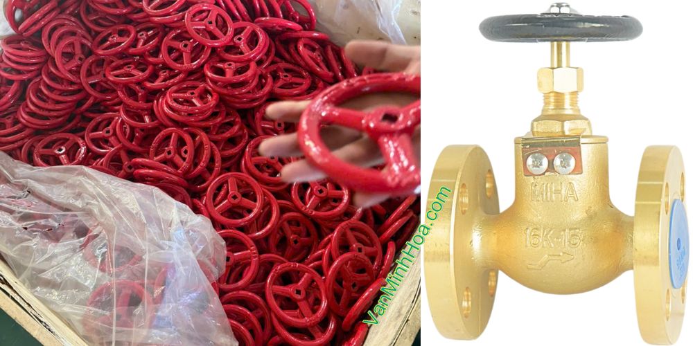 tay van cầu mặt bích 2 chiều miha 16k