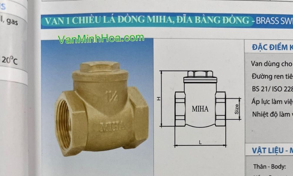 tên gọi khác của van 1 chiều lá miha dn100