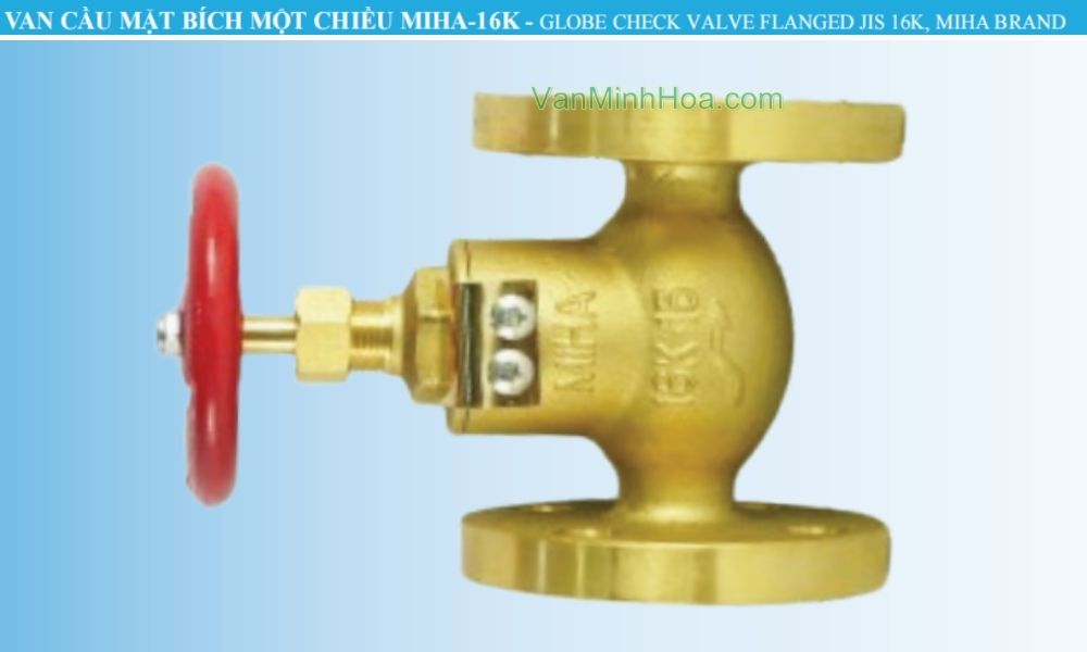 tên gọi van cầu miha 16k 1 chiều dn15