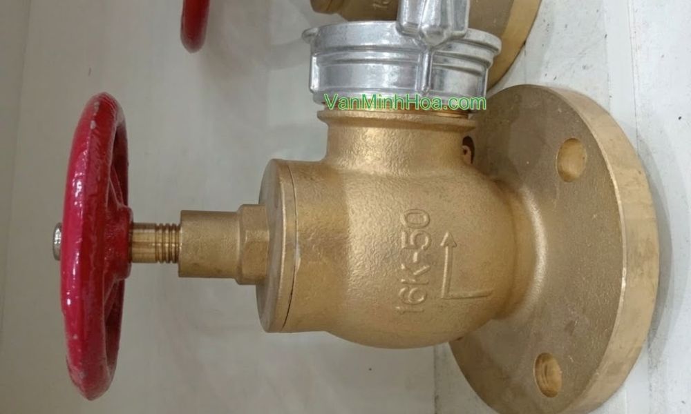 tổng quan van góc cứu hỏa minh hòa 16k dn50