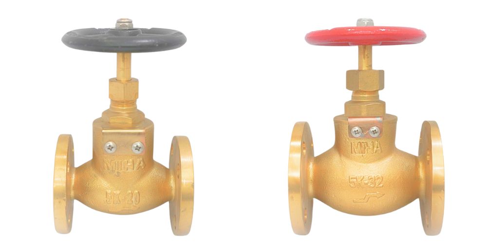 ngoại quan van cầu mặt bích 2 chiều miha 5k