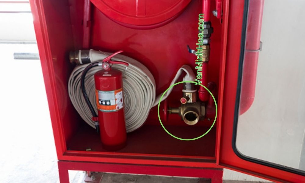 vị trí lắp đặt của van góc cứu hỏa ren dn65